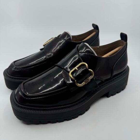 Sam Edelman Lora Flat Slip On Platform Loafers Lug Heel Espresso Womens Size US6 - Picture 6 of 11